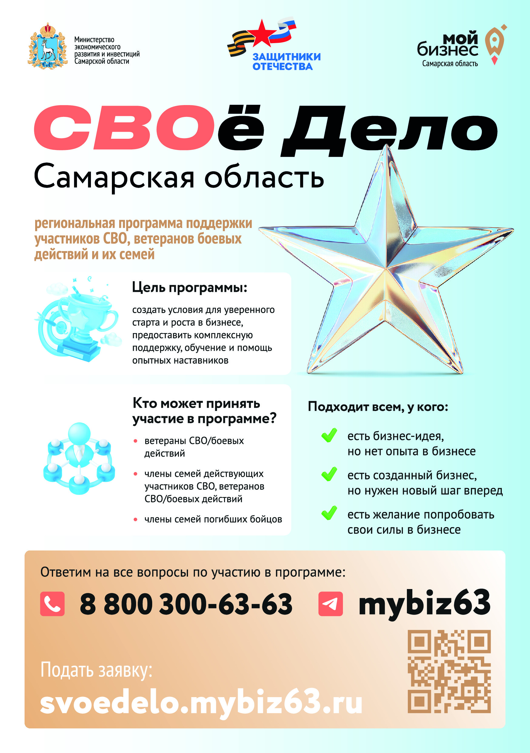 программа «СВОе Дело. Самарская область» программа «СВОе Дело. Самарская область»